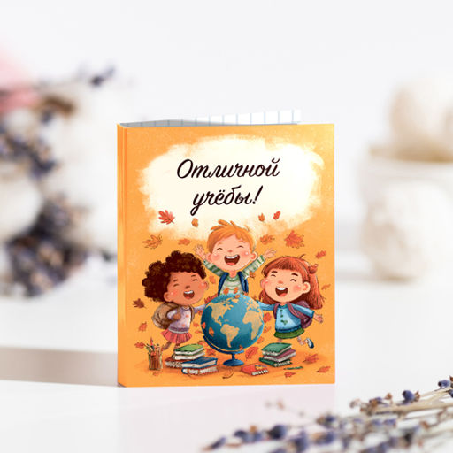 Мини-открытка "Отличной учёбы"