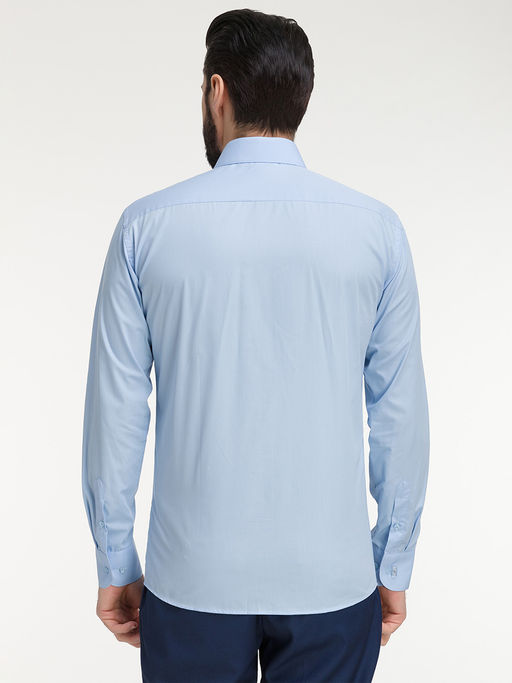 Сорочка мужская длинный рукав GREG 220/399/NBL/Z  фото 8