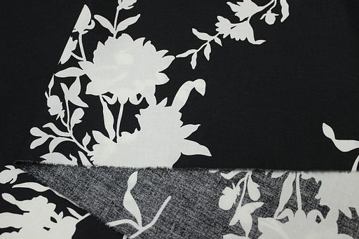 Перкаль Премиум (Digital) Эвридика цв.черный, ш.1.45м, хлопок-100%, 95гр/м.кв - Купава фото 6