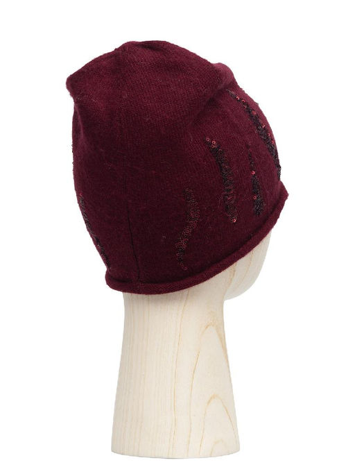 Шапка жен. шерсть+анг+нейл LB-D77027 bordo - Labbra фото 8