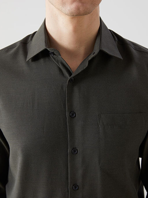 Regular Fit Uzun Kollu Arm?rl? Erkek G?mlek