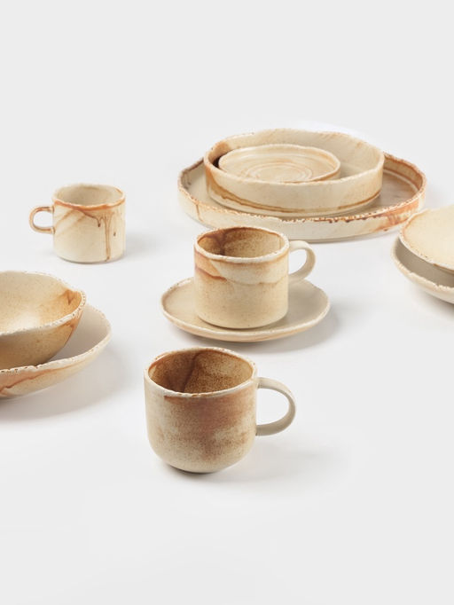 Салатник Magistro Organic brown, 600 мл, d=15.2 см, фарфор, бежевый фото 8