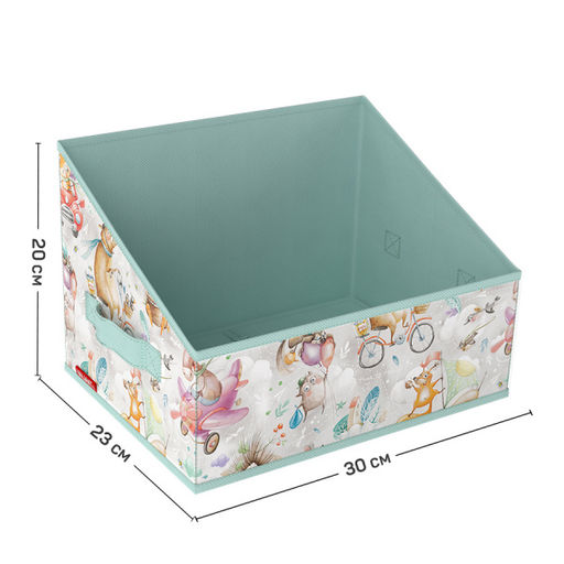 Короб стеллажный без крышки 30*23*20 см, розов., ПУТЕШАСТИКИ, шт - Valiant фото 9