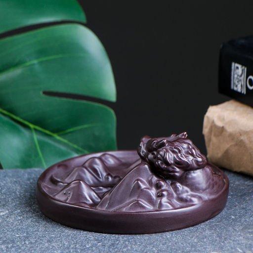 Подставка для благовоний TAKE IT EASY «Горный дракон», стелющийся дым, 12×5 см
