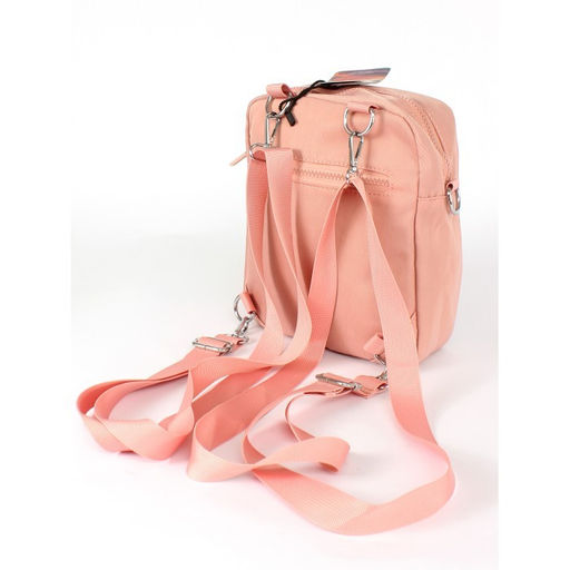 Сумка женская текстиль CF-0437, (рюкзак-change) 1отд, 2внут+3внеш/ карм, розовый SALE 254375 - Bobo фото 7