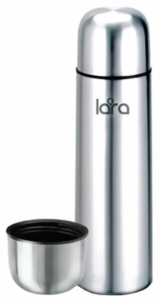LR04-12 термос LARA (сталь) - 1200мл, КЛАПАН, двойные стенки, крышка-чашка  фото 2