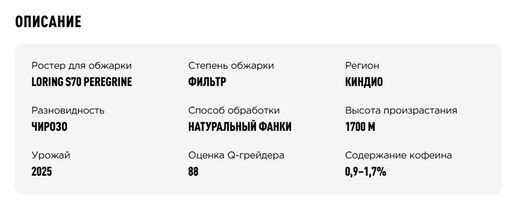 Кофе Колумбия Чирозо Каса Негра - Tasty coffee фото 6
