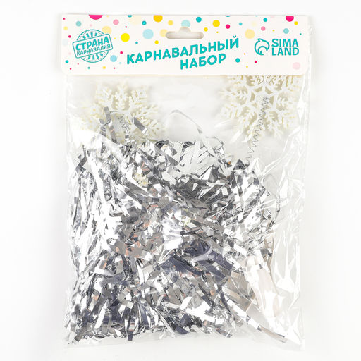 Карнавальный набор Снежинка 1 (ободок+ помпоны) - Страна карнавалия фото 5