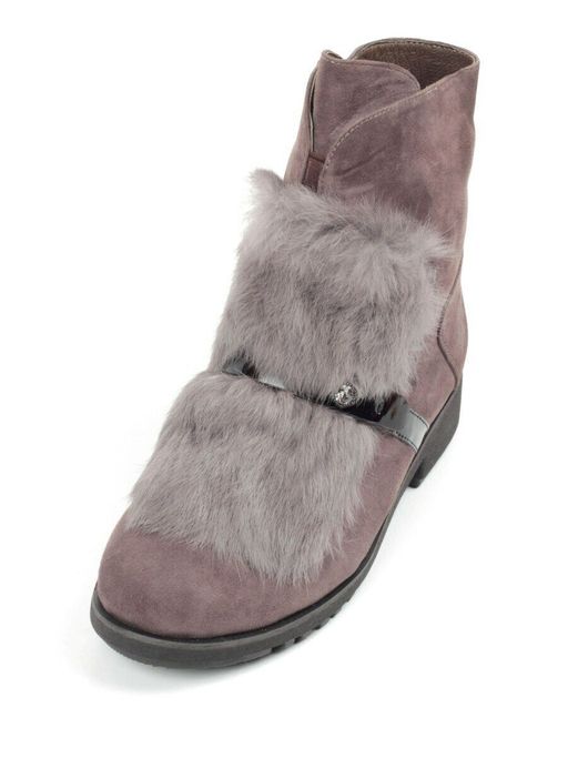 04-907E-7Y7 8J45M Ботинки зимние женские (натуральная замша, натуральный мех) - Фабричный китай фото 5