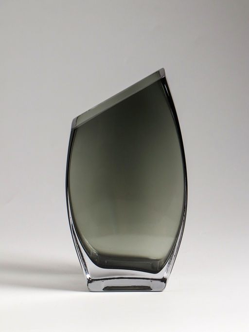 Ваза, «Эйми», 20×11 см, стекло, серая