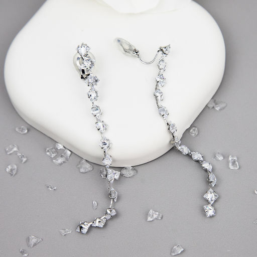 Серьги клипсы Арт. 3V-5715-W