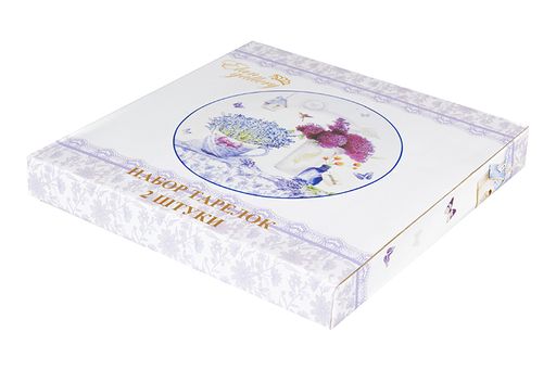 Набор тарелок 2 пр. 26*26*2 см Лаванда NEW BONE CHINA - Elan gallery фото 3