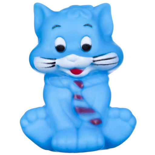 Резиновая игрушка для ванны «Котик», с пищалкой, 1 шт., МИКС