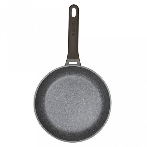 Сковорода с антипригарным покрытием д26см, h6см, s2мм, дно д20,6см, s4,3мм, литой алюминий, бакелитовая ручка с покрытием "soft-touch", "TalleR" (Китай) Подходит для всех видов плит, включая индукционную.