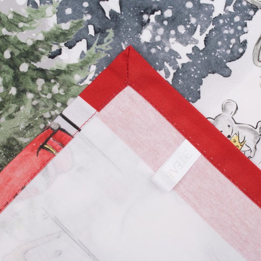 Скатерть Этель Праздник в лесу 147х110 см с ГМВО,100% хлопок,саржа 190гр/м2  фото 6