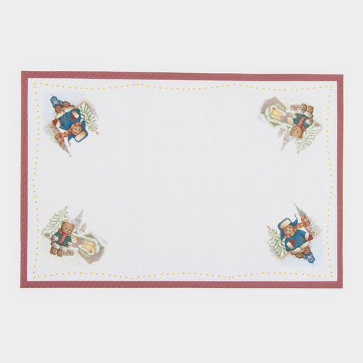 Салфетки сервировочные Доляна Московский мишка, 4 шт., новогодние, 45?30 см  фото 4