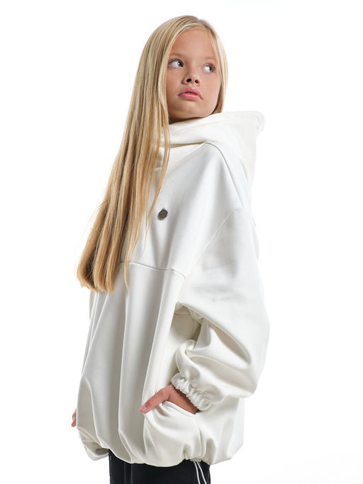 Худи оверсайз с капюшоном на молнии утепленное с карманом UD 8038 - Mini maxi фото 15