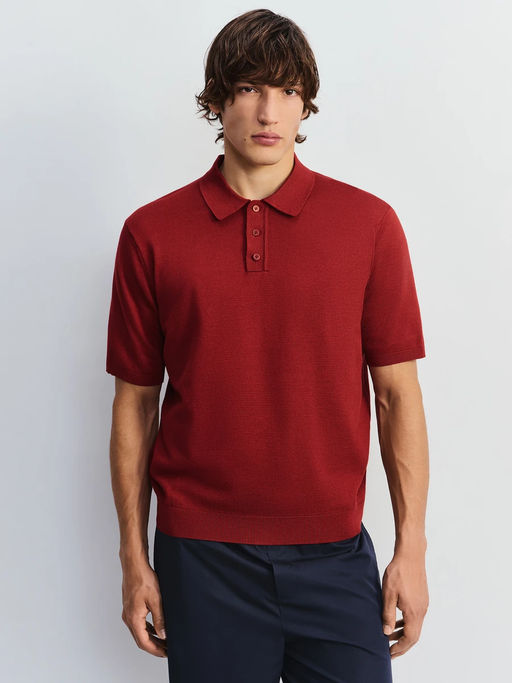 Джемпер поло с добавлением вискозы ZR2608043301-70 / Zarina  фото 6