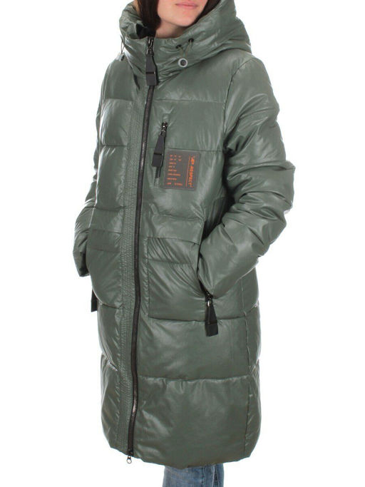 2101 SWAMP Пальто зимнее из эко-кожи (200 гр. холлофайбера) - Фабричный китай фото 4