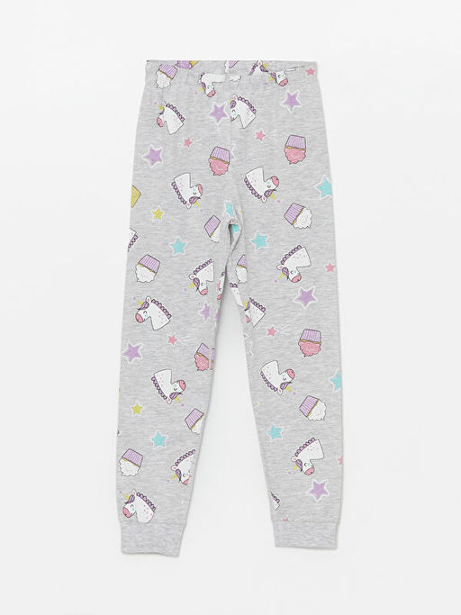 Beli Lastikli K?z ?ocuk Pijama Alt