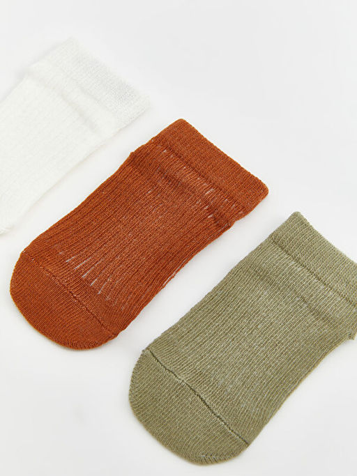 Basic Erkek Bebek Patik ?orap 3l?