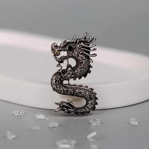 Брошь Арт. 3-2902-B - MyGemma фото 2