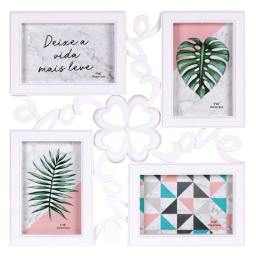 Фоторамка коллаж 36,5х36 см / 103-1 /уп 36/ 4 фото - Галеонтрейд фото 3