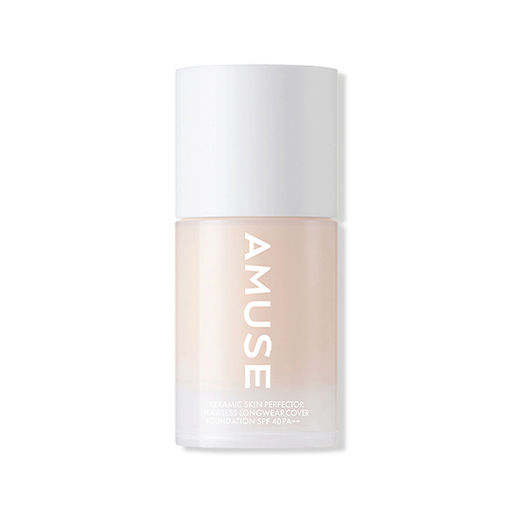 Ceramic Skin Perfector Foundation SPF40/PA++01 Porcelain - Тональная основа с полуматовым финишем в оттенке 01 Porcelain, 30 мл