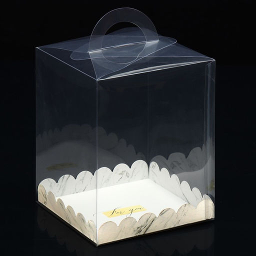 Цена за 5 шт. Коробка кондитерская, сундук, упаковка, For you, 14 х 14 х 18 см