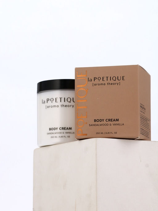 Крем для рук и тела парфюмированный laPOETIQUE, 250 мл, аромат сандал и ваниль