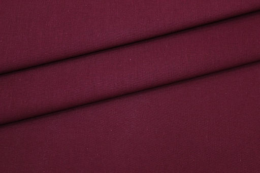 Поплин цв.Темный бордово-вишневый, ш.2.2м, хлопок-100%, 110гр/м.кв - Купава фото 3