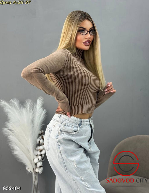 Кофта женская с высоким горлом - Bruno фото 7