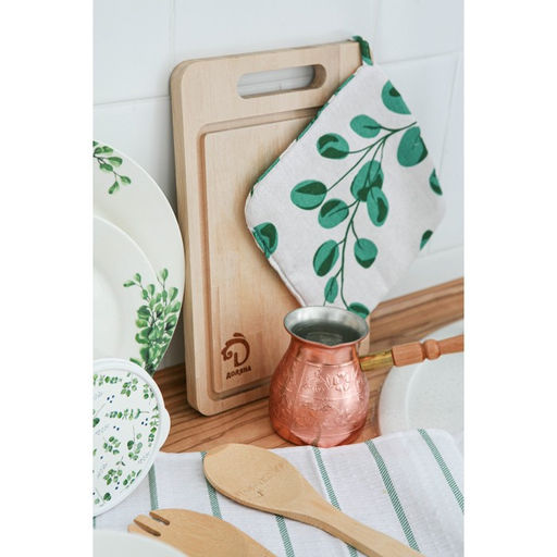 Прихватка Доляна Эвкалипт 19х19 см, 100% хлопок, ватин 250 г/м2  фото 5