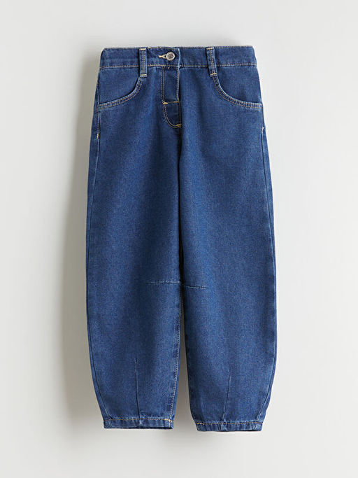 Barrel Fit K?z ?ocuk Jean Pantolon