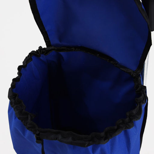 Сумка-тележка хозяйственная на шнуре, 28×18×94 см, васильковая