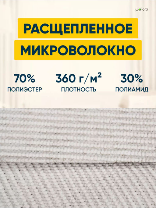 Оттирающая салфетка PolyClean (Бежевый) - Wai ora фото 3