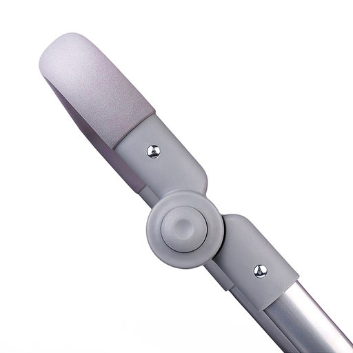 Коляская кукольная металлическая, с корзиной и козырьком, цвет серо-розовая