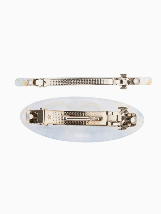 Цена за 2 шт. Заколки - автомат для волос «Тайна», набор 2 шт., 9 см и 9.5 см, МИКС