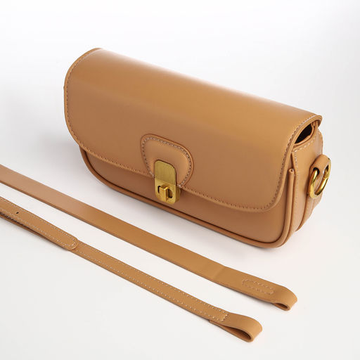 Сумка женская TEXTURA, маленький размер, цвет св. коричневый  фото 8