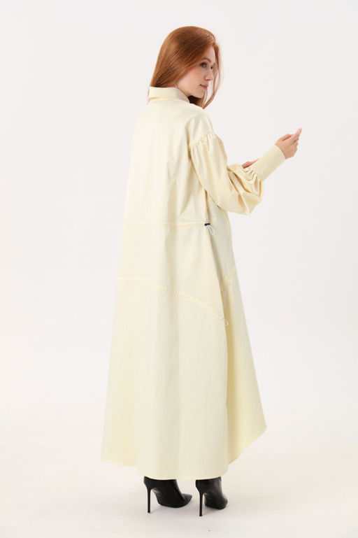 Платье NIKVA н802-2 сливочный/черный  фото 2