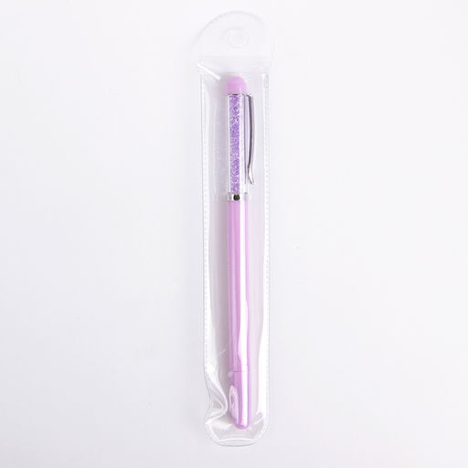 Цена за 36 шт. Ручка гелевая Calligrata «Стразы», синий стержень, узел 0.5 мм, МИКС