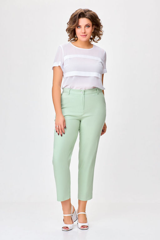 Блуза Swallow 803.2 черный+серебряный узор фото 396