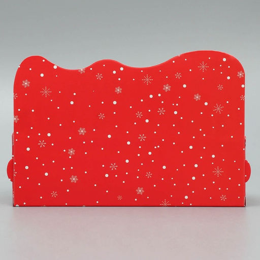 Цена за 5 шт. Коробка для макарун «С Новым годом!», 18×5.5×5.5 см