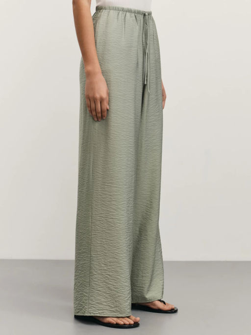 Прямые брюки из фактурной вискозы / Zarina  фото 3