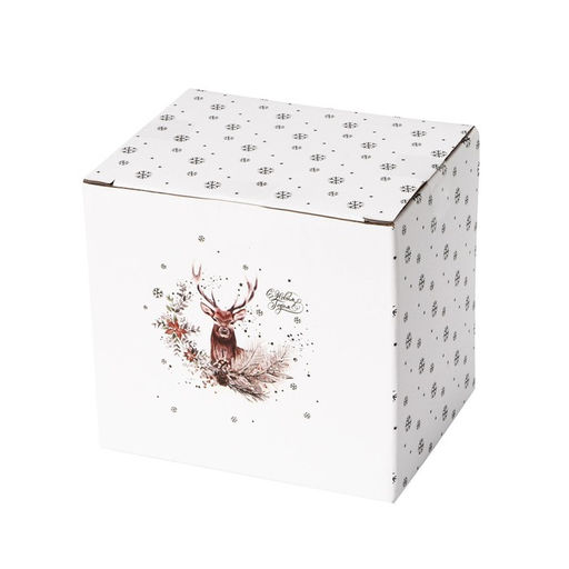 Кружка Доляна Лесная сказка, 300 мл, цвет белый  фото 6