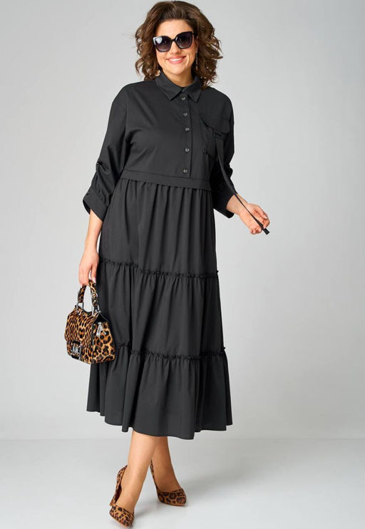 Платье EVA GRANT 7176В черный