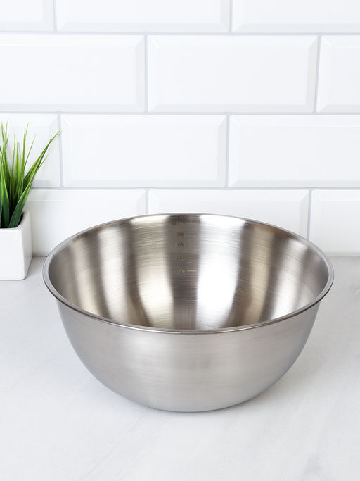 Чаша-салатник 2,5 л 23 см металл / S-101 /уп 100/ 0,215 - Галеонтрейд фото 2