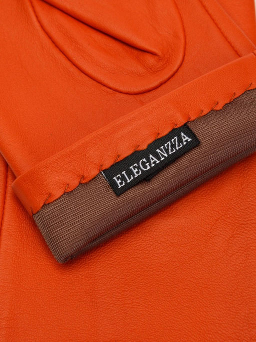 Перчатки женские ш/п IS0190 orange - Eleganzza фото 4