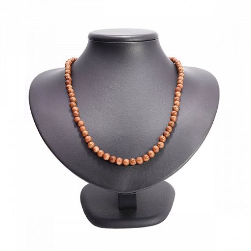 Бусы из камня Авантюрин коричневый на счастье 6мм