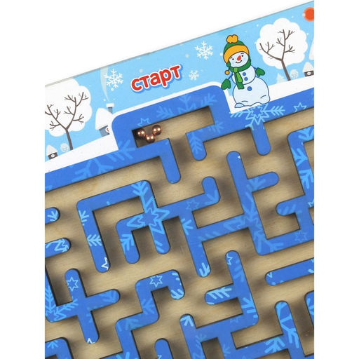 Лабиринт «С шариками. Зимний»